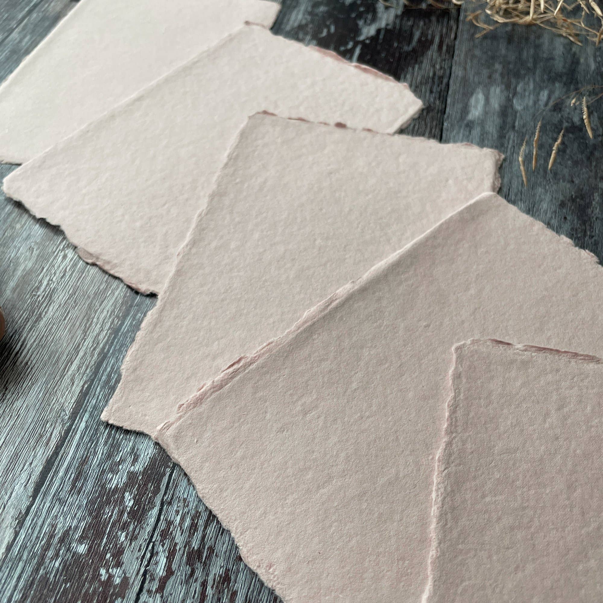 The Natural Paper Company - Wholesale Painting Paper - Blush Handmade Paper | Pack of 5 | Recycled Cotton Rag Paper1