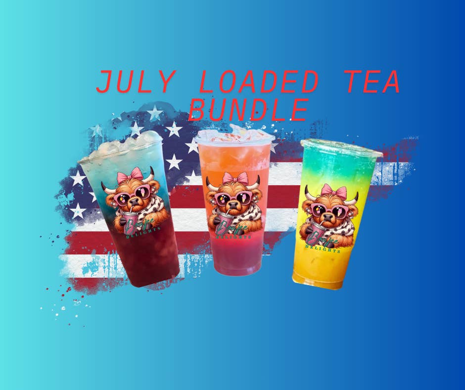 Boujee Delights - Wholesale Drink Mix - Bulk Loaded Tea Bundle - 50 total teas