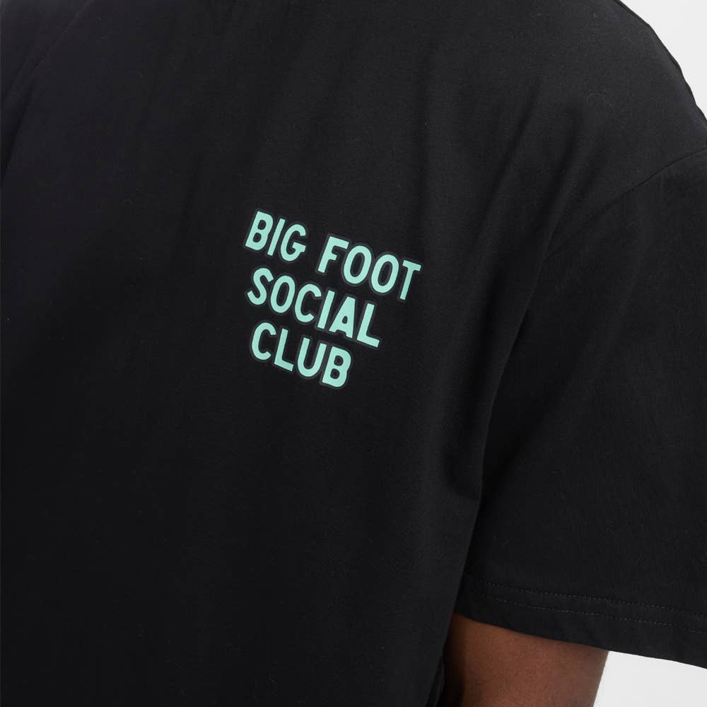 Hydroponic - Wholesale Screen Printed T-Shirt - Men's - Big Foot SS 01 - Black6