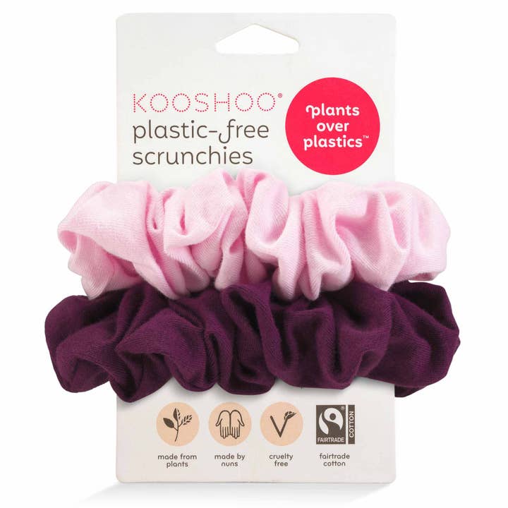 KOOSHOO - Wholesale Scrunchie - Women's - Vegan Organic Cotton Scrunchies | Plastic-free | Fairtrade4