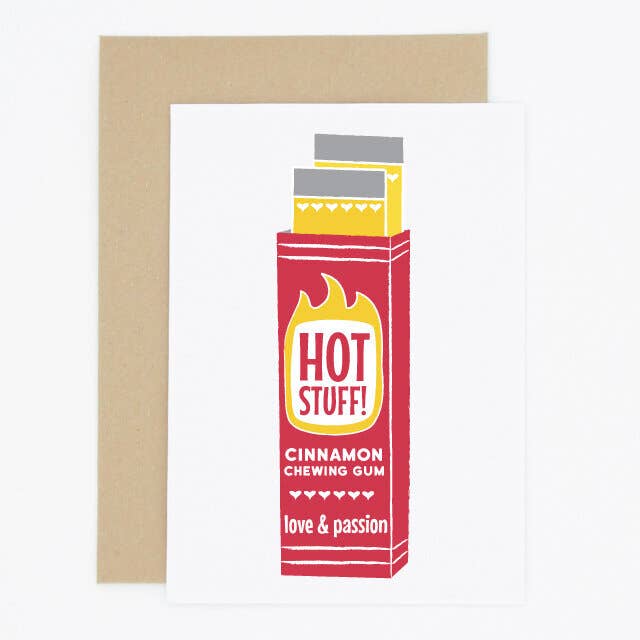 Biglietto d'amore vintage con etichetta da masticare per la vendita all'ingrosso da parte di Madame Annie et Fils