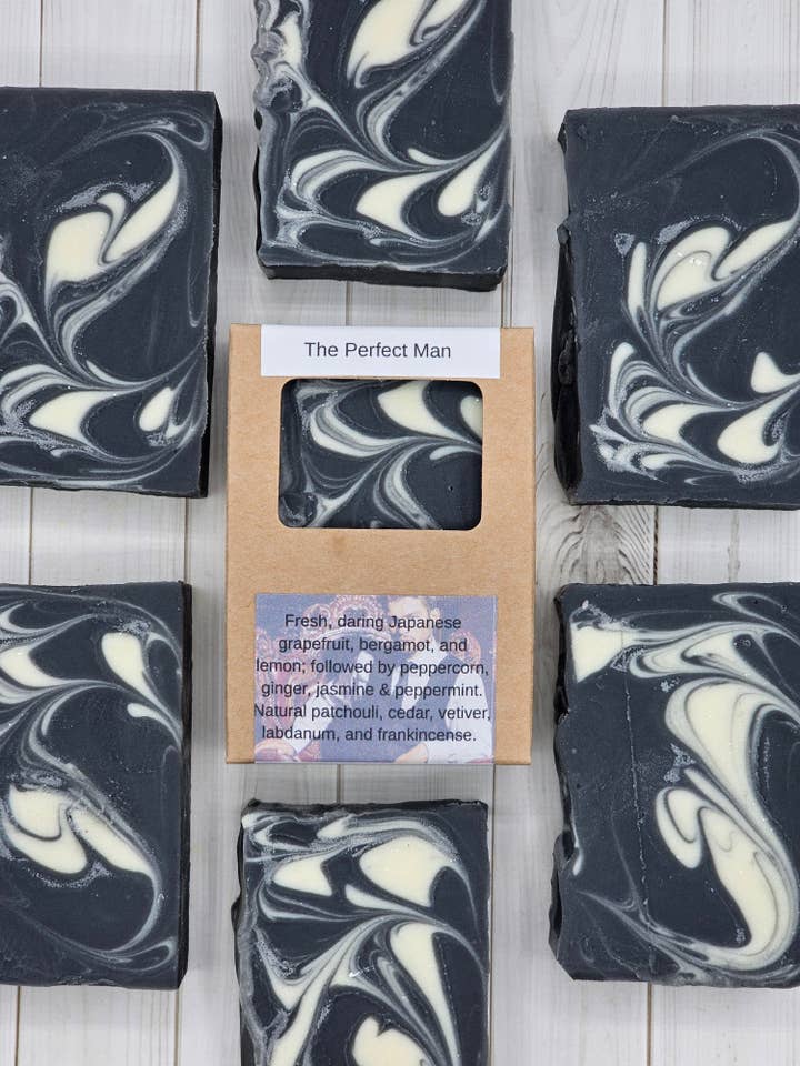 The Perfect Man Bar Soap for wholesale by BubblyBar Bath & Body