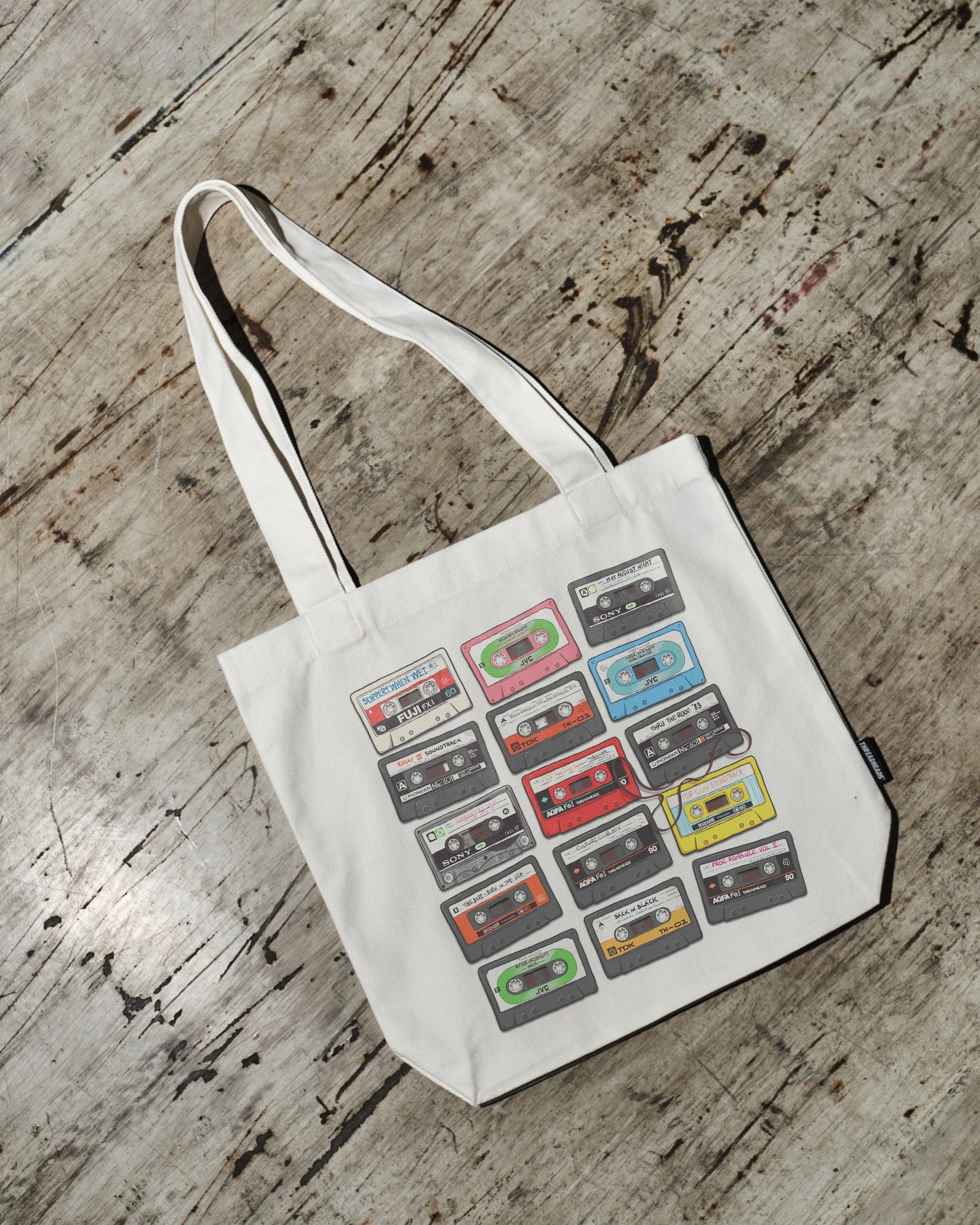 Threadheads – Engroshandel Tote bag - Unisex – Kassettebånd mulepose0