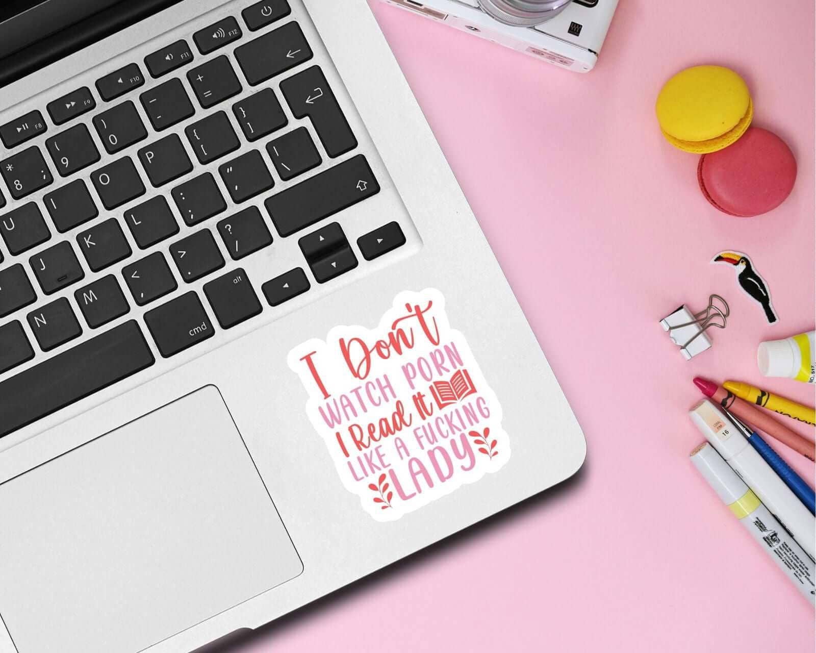 Bookish Queen - Wholesale Sticker - Spicy Book Lover - Funny Smutty Quotes6