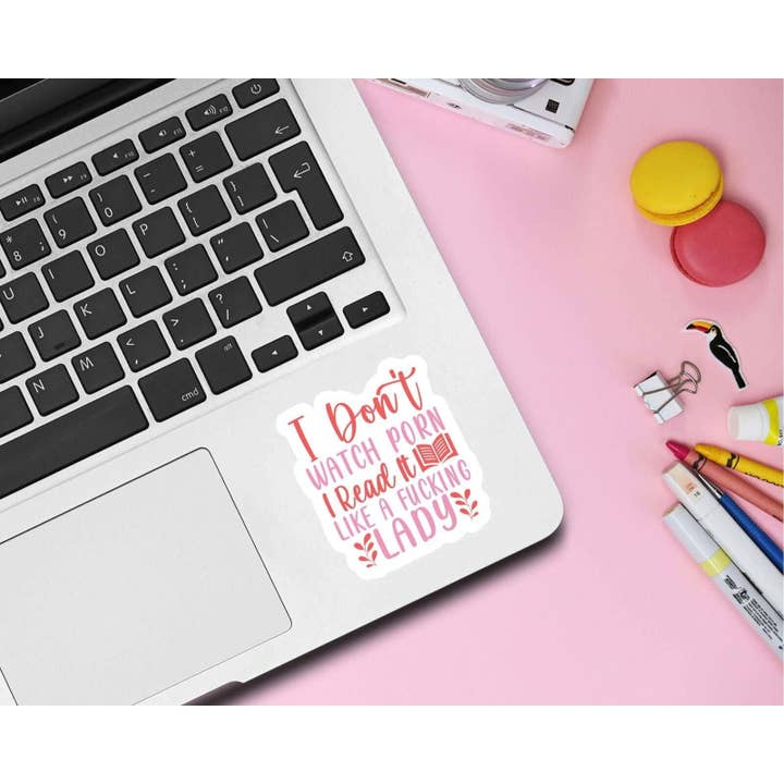 Bookish Queen - Wholesale Sticker - Spicy Book Lover - Funny Smutty Quotes6