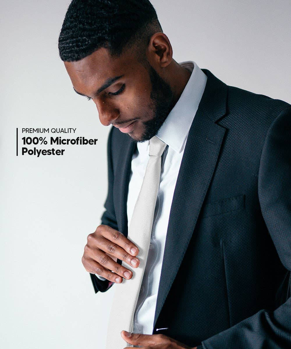 Dubal Brothers - Vente Cravate – homme - Cravate fine unie (4 paquets) par Vittorio Farina44