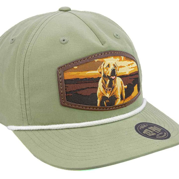 Zep-Pro - Wholesale Flat Brim Cap - Unisex - Lab Woven Patch Rope Hat.4