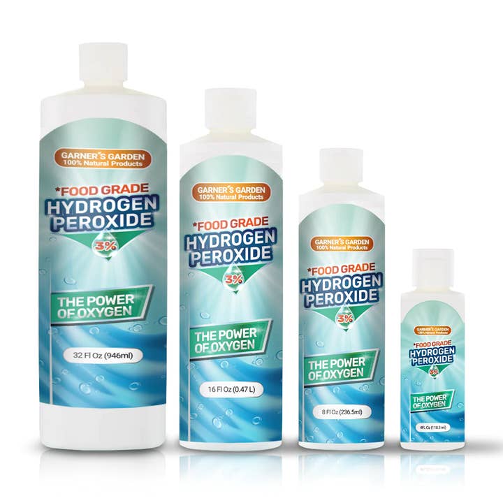 Garner's Garden - Wholesale All-Purpose Cleaning Spray - Food Grade Hydrogen Peroxide