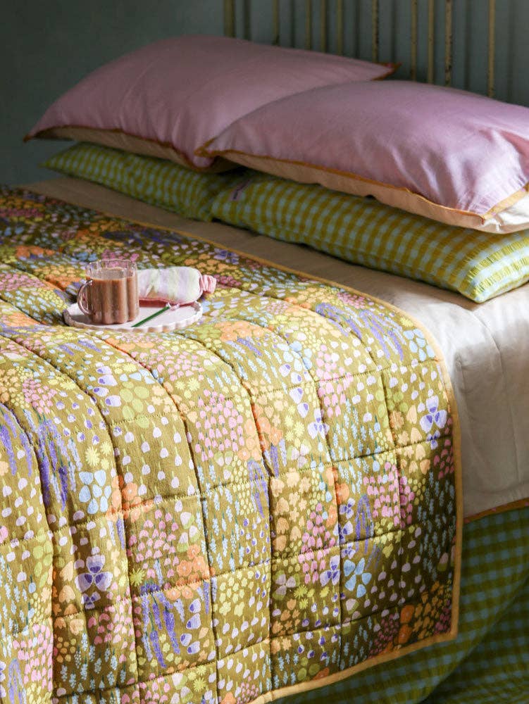 Mosey Me - Wholesale Bedding Pillowcase/Sham - Citrus Seersucker Standard Pillowcase Set5