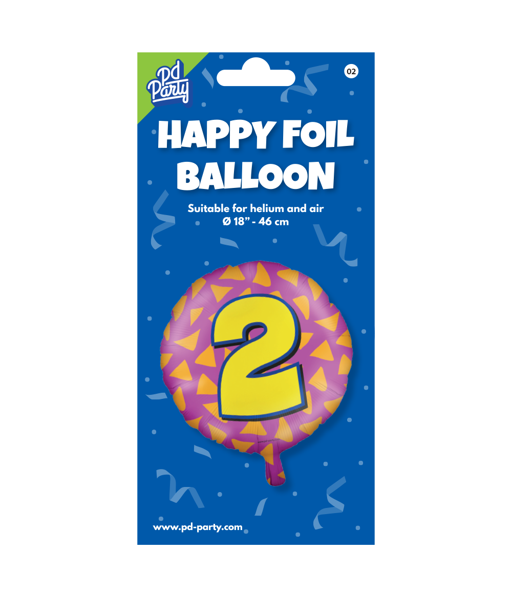 PD Party – Engroshandel Ballon – Glade folie balloner - 2 år2