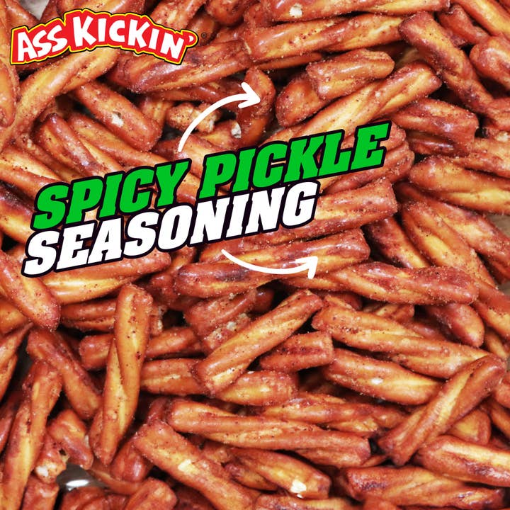 Southwest Specialty Food - Wholesale Pretzels - Ass Kickin' Spicy Pickle Pretzels, 5 oz Resealable Bags2