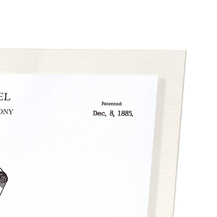 Ezen Trade - Wholesale Art Print - PATENT OF SHOVEL (1885): Art Print1