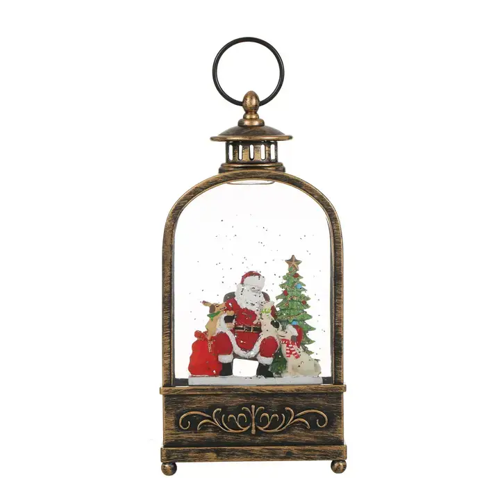SINT - Wholesale Snow Globe - SINT Christmas Vintage Snow Globe Lantern13