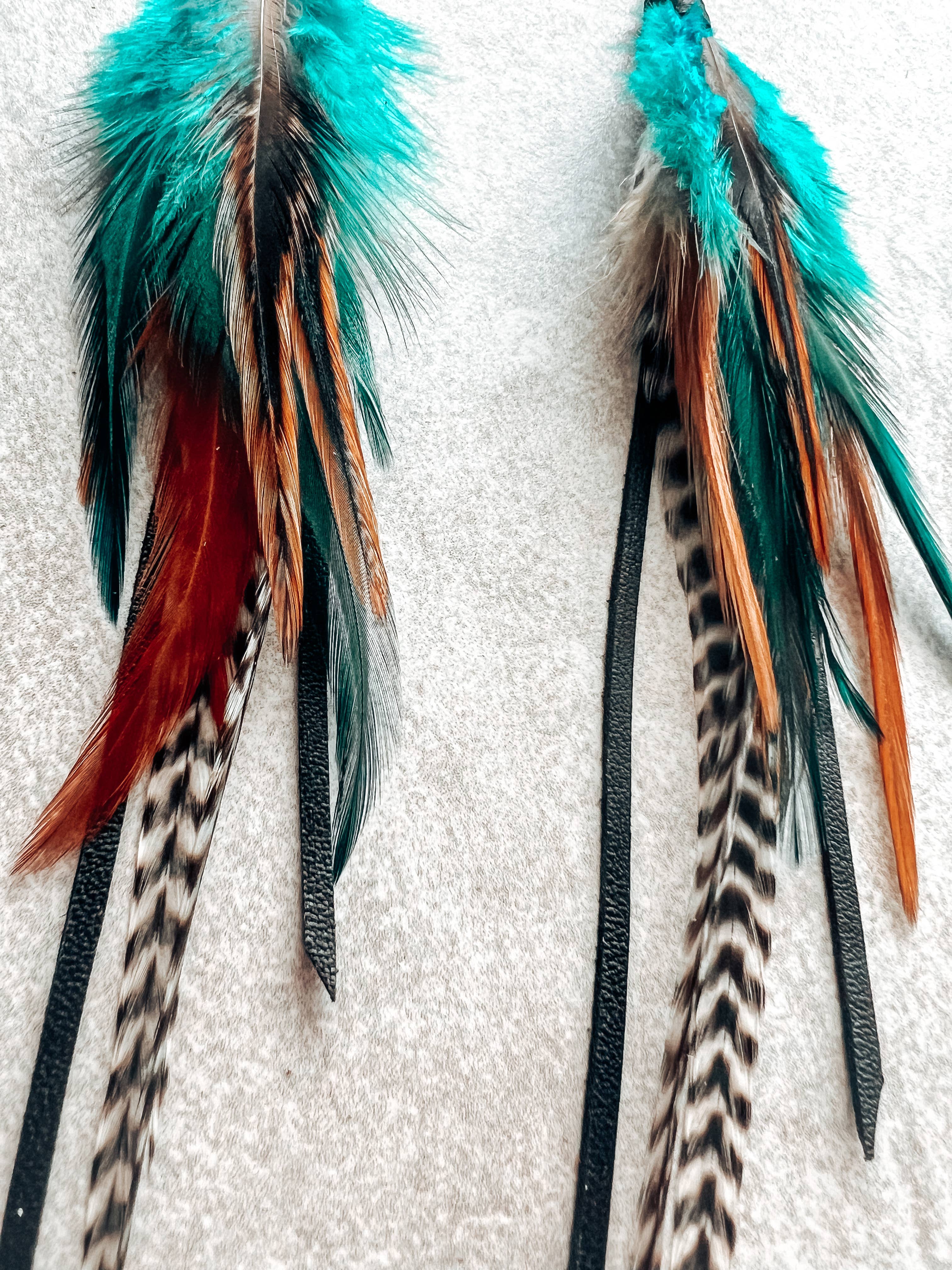 Fringed In Faith - Wholesale Tassel Earrings - Willow Creek Feather Earring4