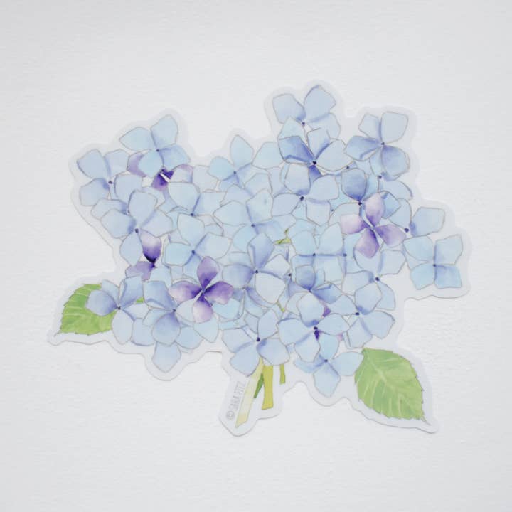 Hydrangea Sticker for wholesale by Sara Fitz