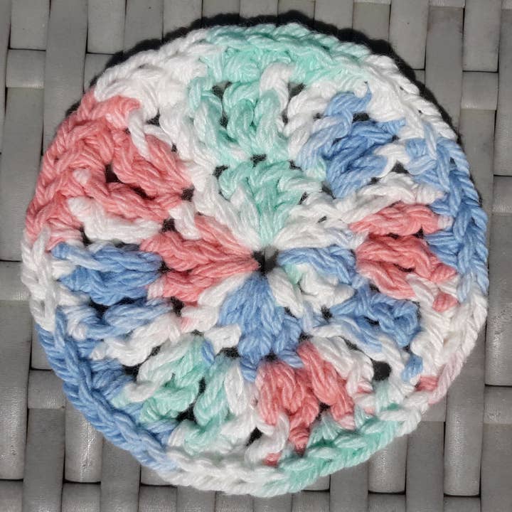 Clover Garden Crafts - Vente Gant de toilette - Ronds à démaquiller en crochet en coton ou sous-verres4