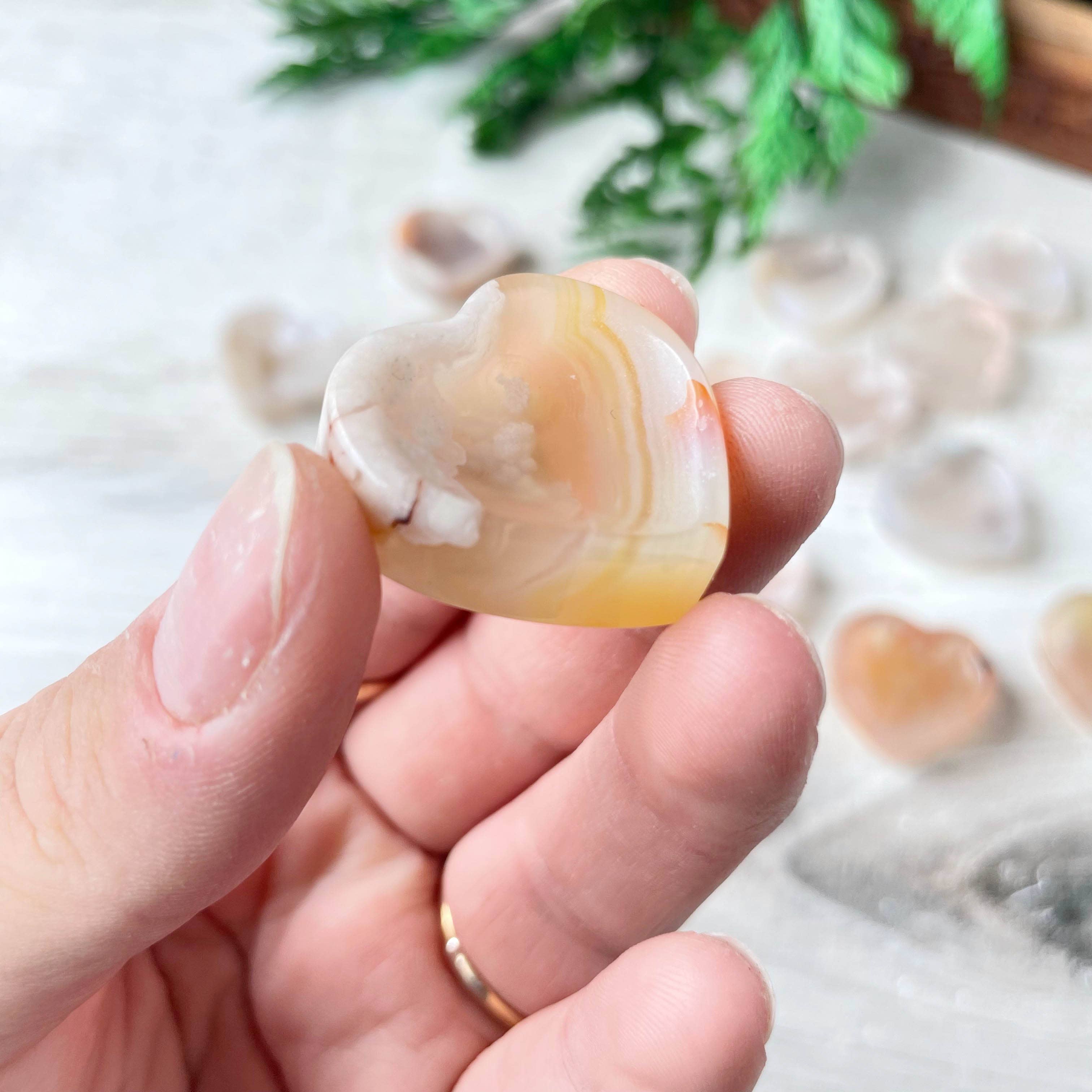 Ewelina Pas Jewelry - Venta al por mayor Bandejas/platos/boles decorativos - Mini cuenco de ágata floral en forma de corazón3