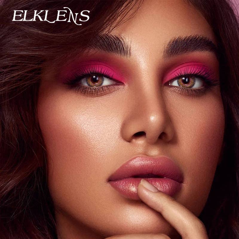 ELKLENS – wholesale Contact lenses – ELKLENS Powder Brown Colored Contact Lenses4