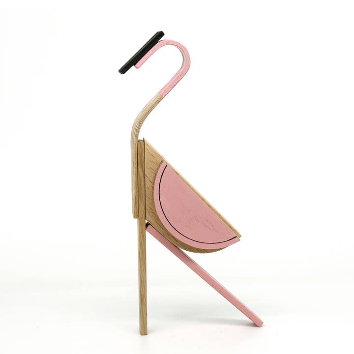 Træflamingo Dekoration – Håndlavet Magnetisk Fuglegave for engroshandel hos ESNAF TOYS