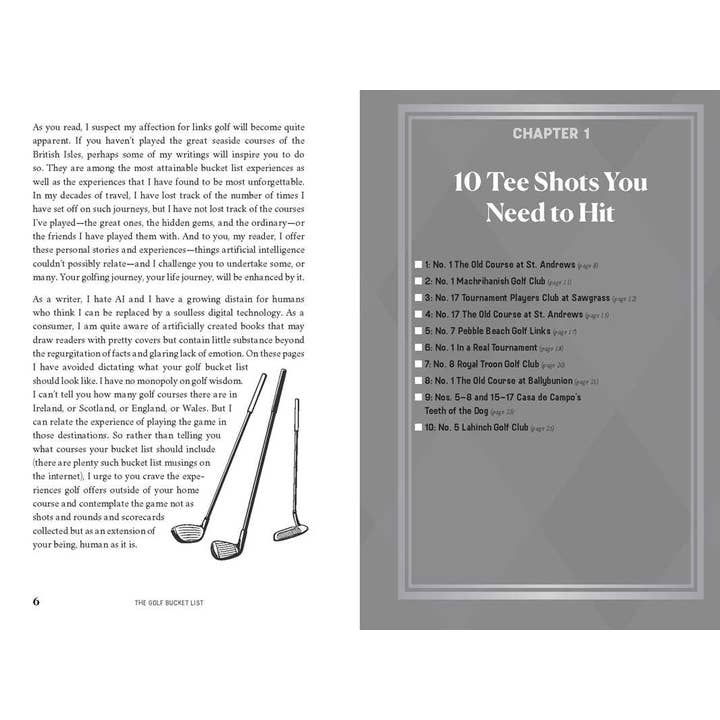 Simon & Schuster - Wholesale Book - Adult - Golf Bucket List by Jeffrey Thoreson