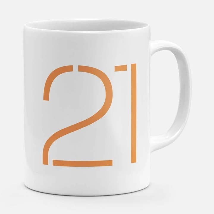 Birthday Number 11oz Mug II for wholesale by The Design Craft