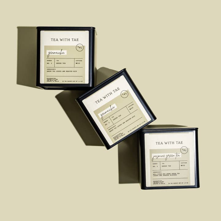 Tea with Tae - Wholesale Tea Bags - Moroccan Mint Green Tea Gift Tin (20 tea bags)1