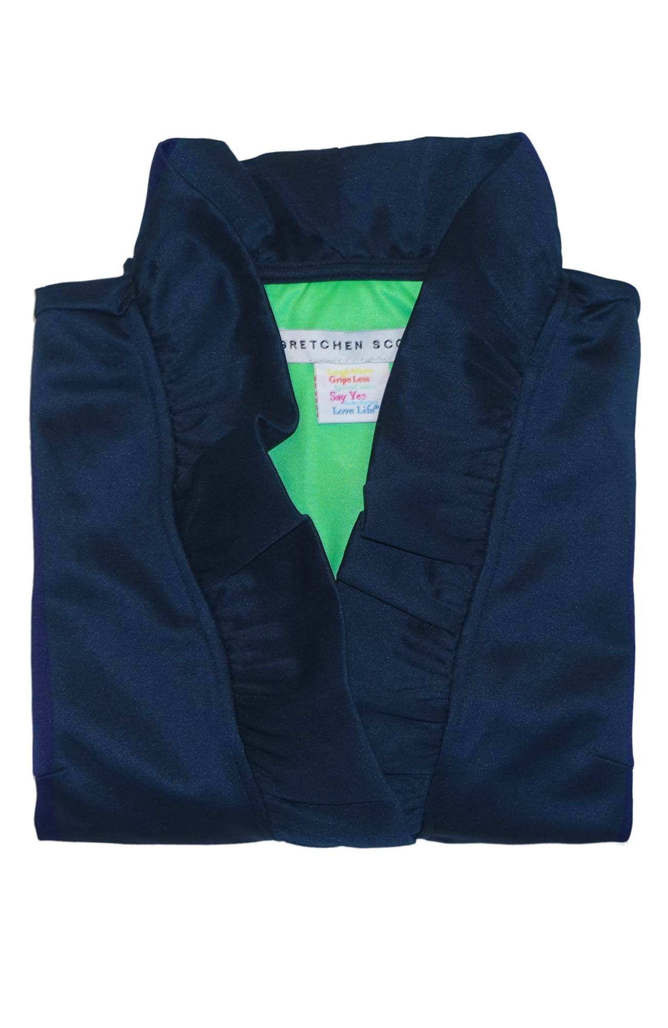 Gretchen Scott LLC - Wholesale Dress - Women's - Jersey Ruffneck Dress - Solid18