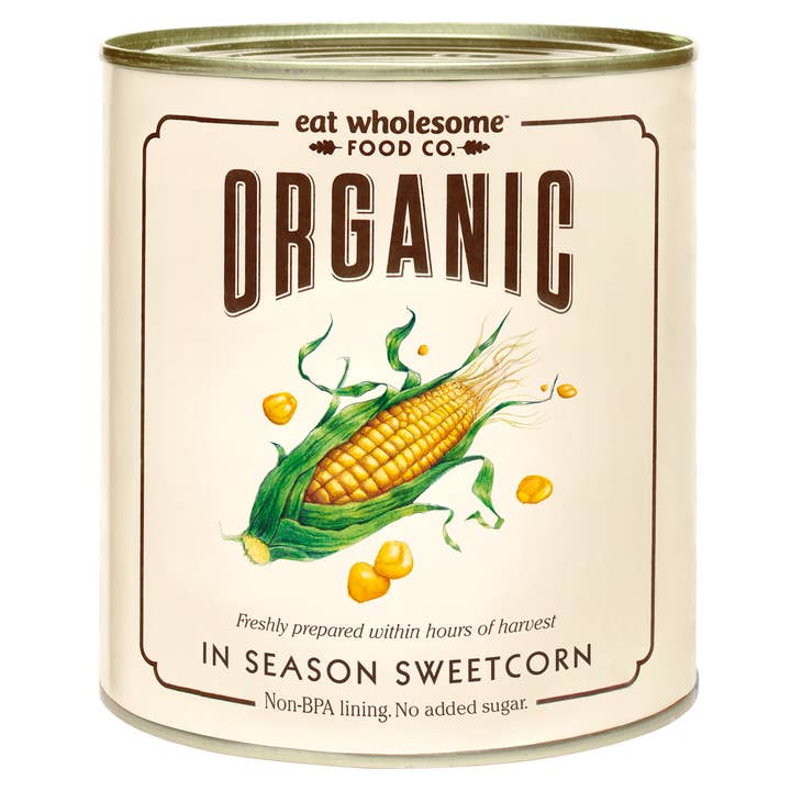 In Season Organic Sweetcorn 340 g for wholesale by Eat Wholesome