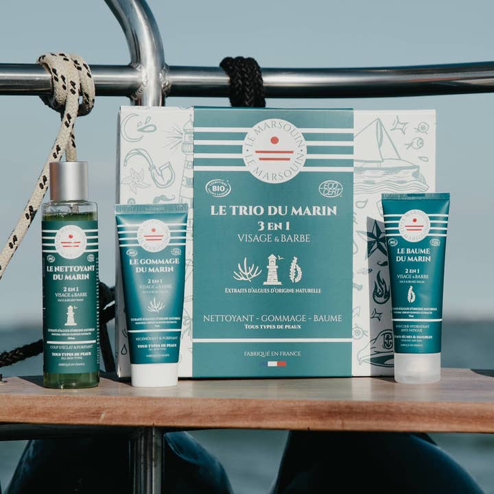 ⚓️ Le Marsouin Trio organic skincare set for wholesale by Le Marsouin