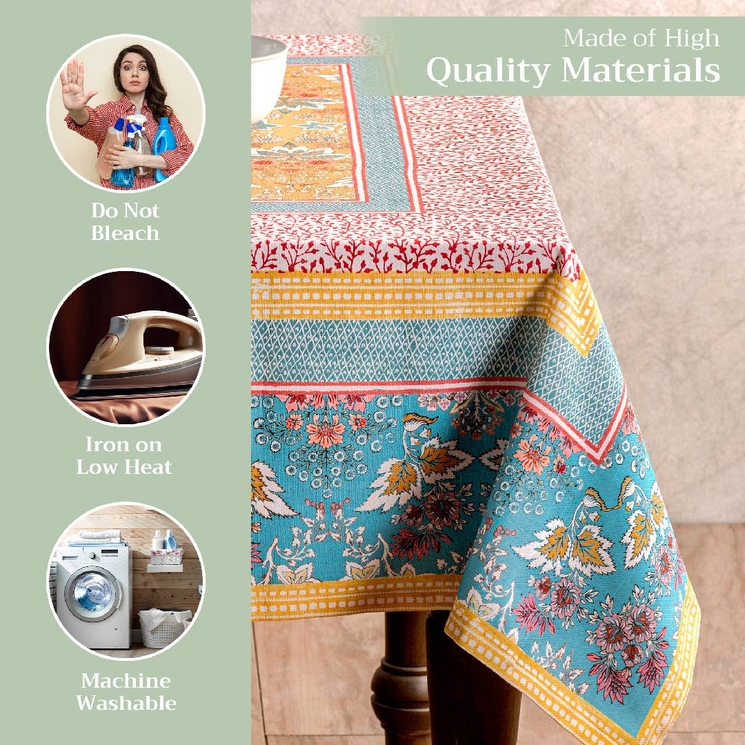 Maison d'Hermine - Design in Every Thread - Wholesale Tablecloth - Tablecloths 100% Cotton - 3 Shapes - Marquise2