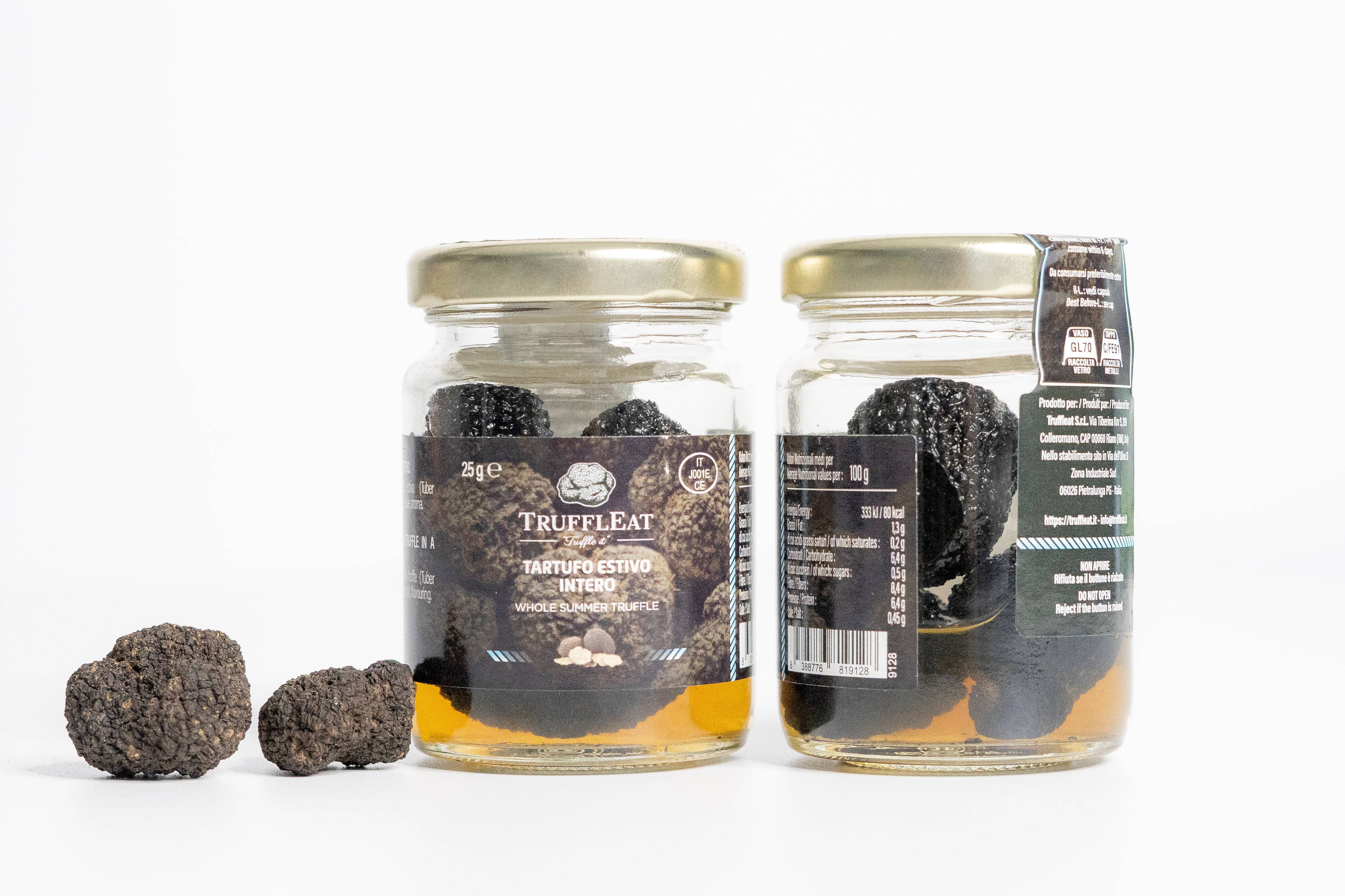 Truffleat srl - Vente Légumes en conserve - Truffe d'été entière 25 g fabriquée en Italie1