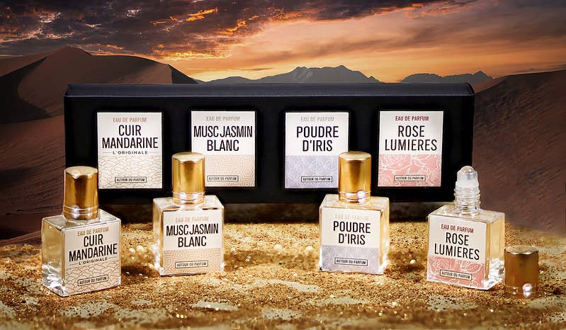 Autour Du Parfum - Vente Parfum/Eau de toilette - Eau de parfum: Coffret de 4 Eaux de parfum 10ML roll-on0