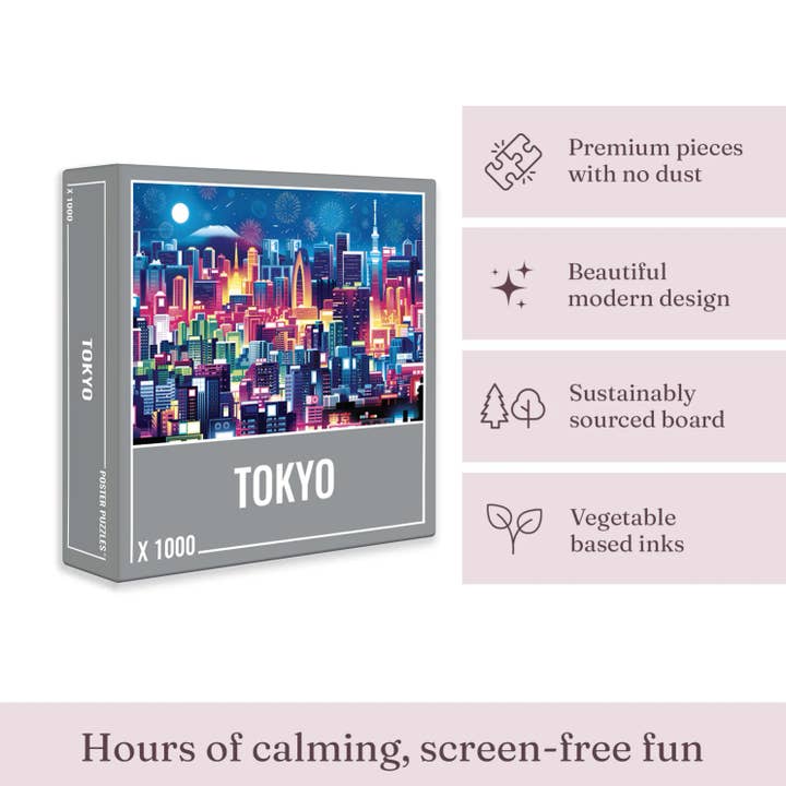 Cloudberries Jigsaw Puzzles - Wholesale Puzzle – Adult - Tokyo 1000 Piece Jigsaw Puzzles for Adults2