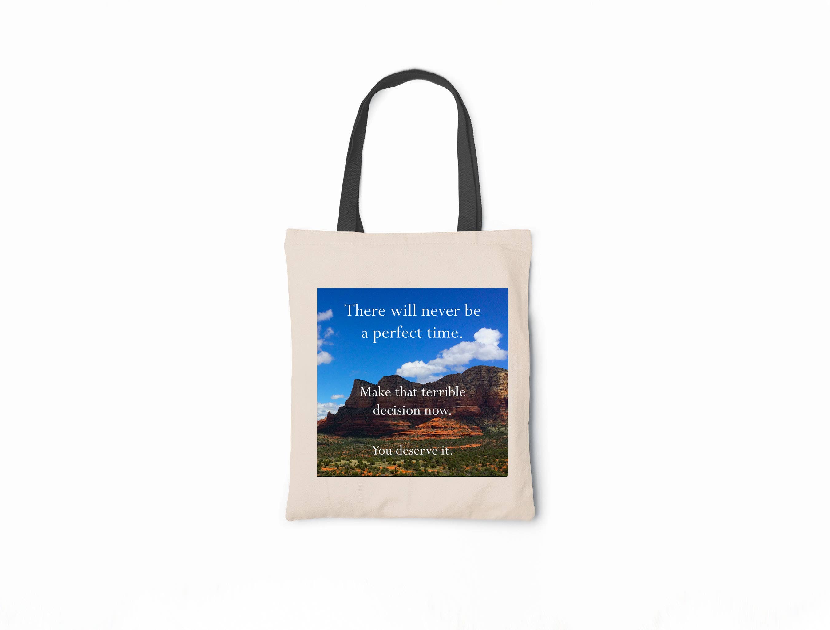 Calm Down Caren - Wholesale Tote Bag - Unisex - Disappointing Affirmations - Make a Terrible Decision Tote