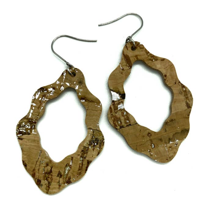 The Basics - Natural Cork Scallop for wholesale by The Pink Antler Accessory Co.