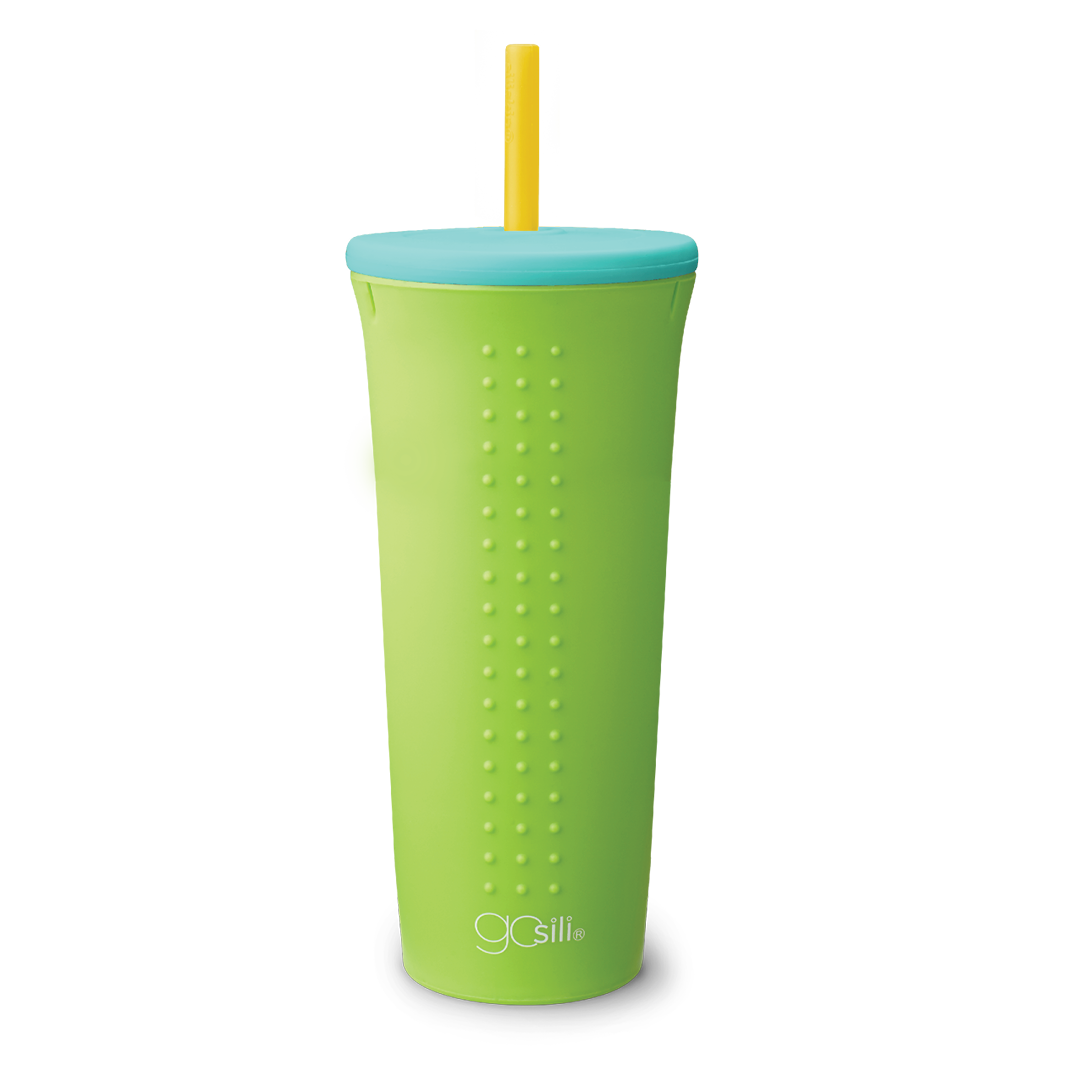 GoSili - Wholesale Insulated Mug/Tumbler - 24 oz Silicone Straw Cup4