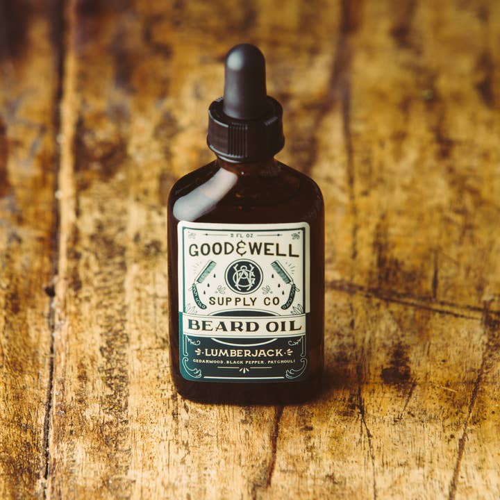 Good & Well Supply Co. - Wholesale Beard Styling Product - Lumberjack Men's Beard Grooming Oil