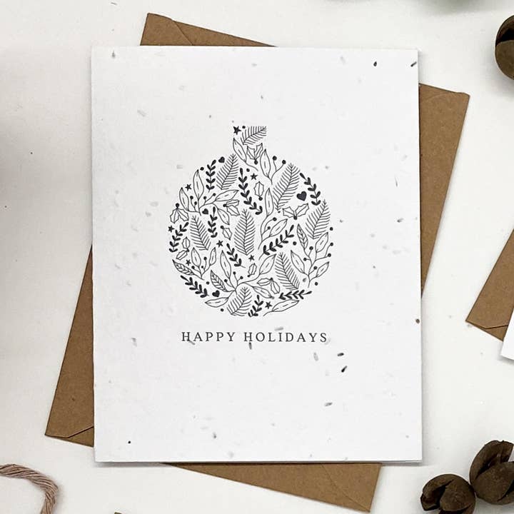 Plantable Greeting Card - Holiday - Ornament for wholesale by The Good Card