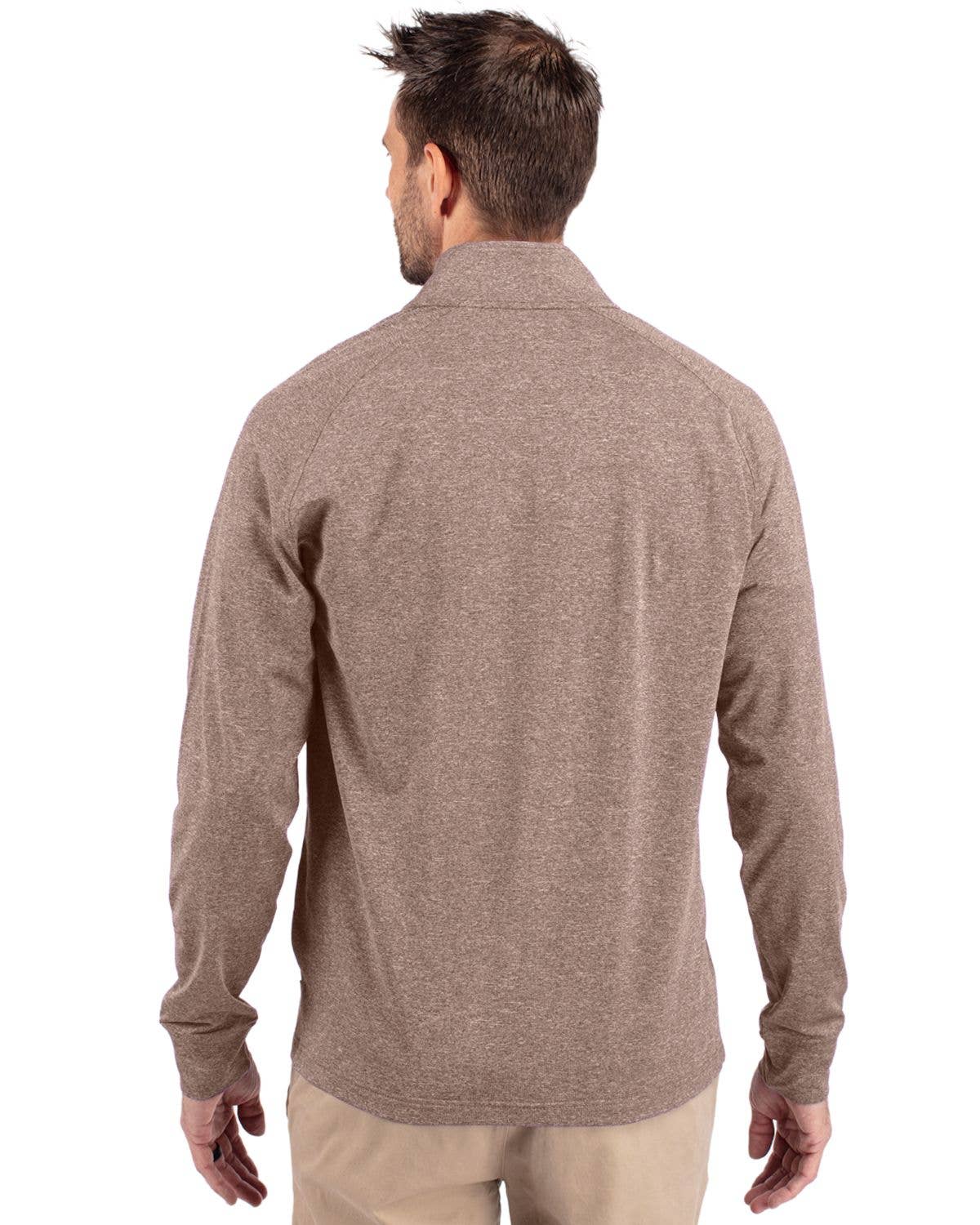 Cutter & Buck - Wholesale Sweatshirt - Men's - Cutter & Buck Adapt Eco Knit Heather Mens 1/4 Zip Pullover19