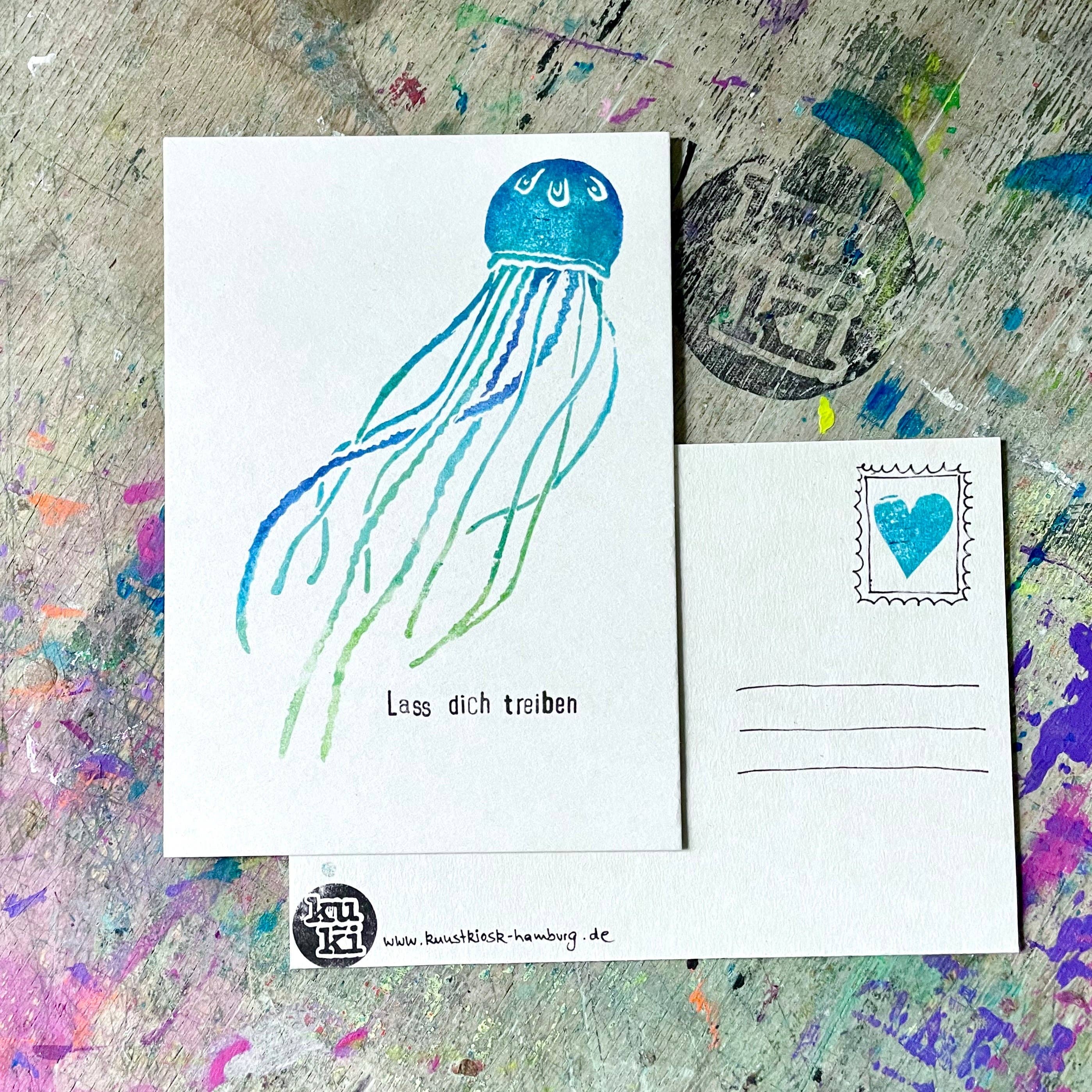 kuki - Wholesale Postcard - "Let Yourself Drift" kuki Postcard Set of 104