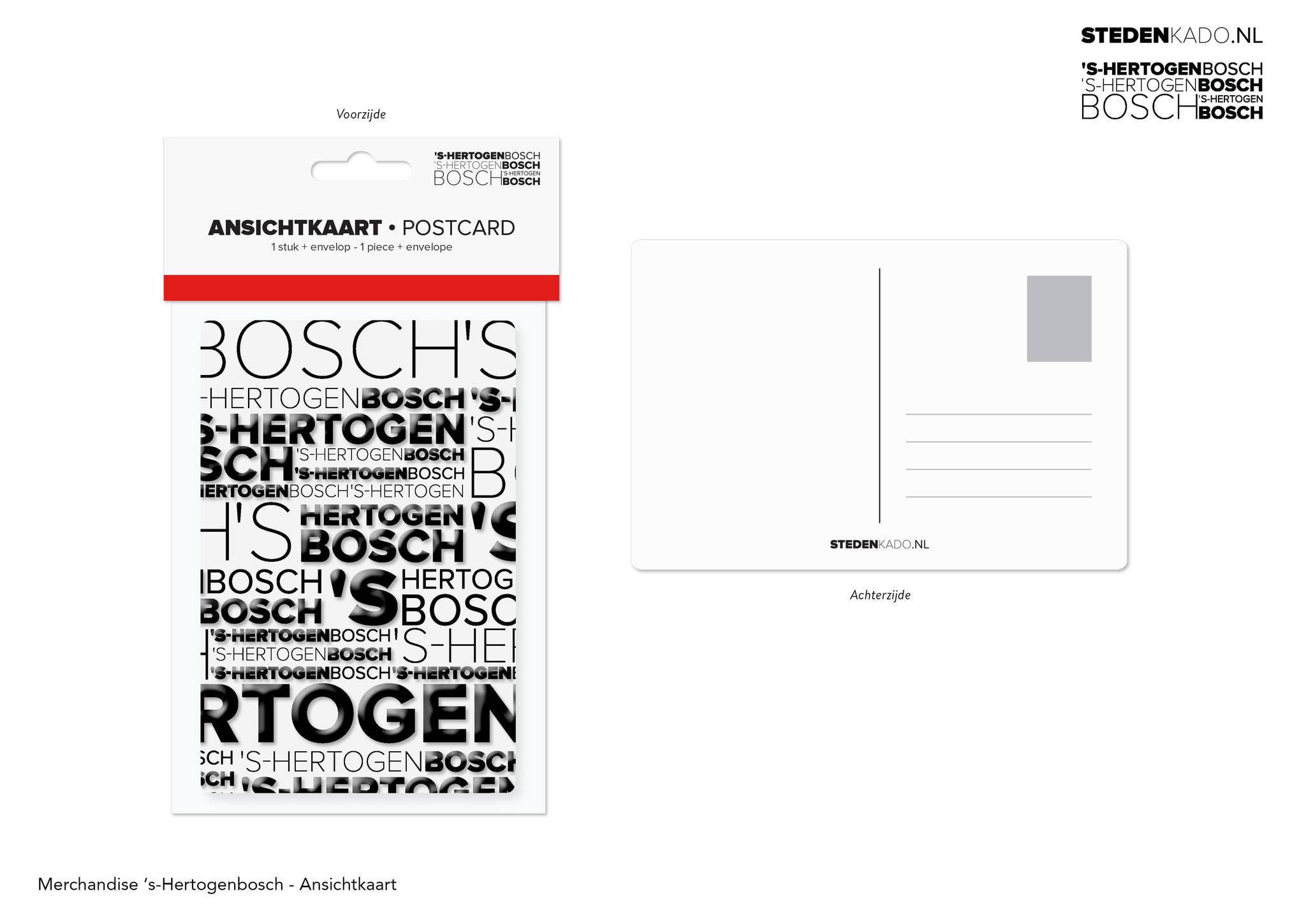 STEDENKADO - Wholesale Postcard - S-Hertogenbosch postcard0