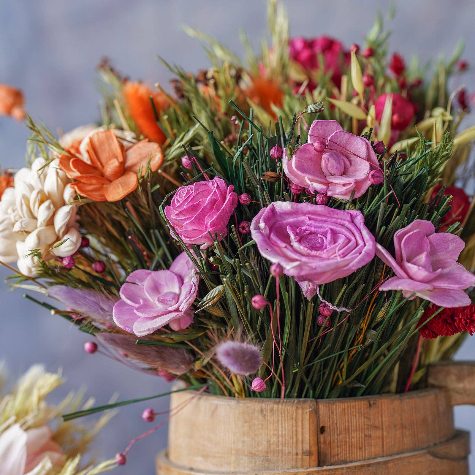 Blue Ocean Traders - Vente Fleur séchée/pressée - Bouquet de Fleurs Séchées Couleurs Mixtes, Petit8