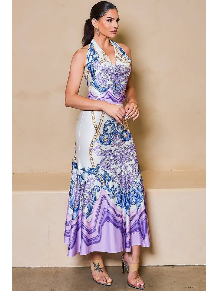 Her Bottari - Wholesale Top & Skirt Set - Women's - BS4313-SET_Cowl Neck Skirt Set7