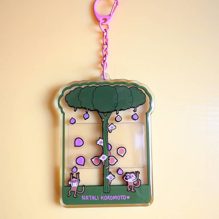 Natali Koromoto - Vente Porte-clés – unisexe - Porte-clés shaker "Festin de figues"4