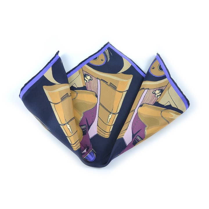 Golden Arrow Pocket Square voor wholesale door David Watson