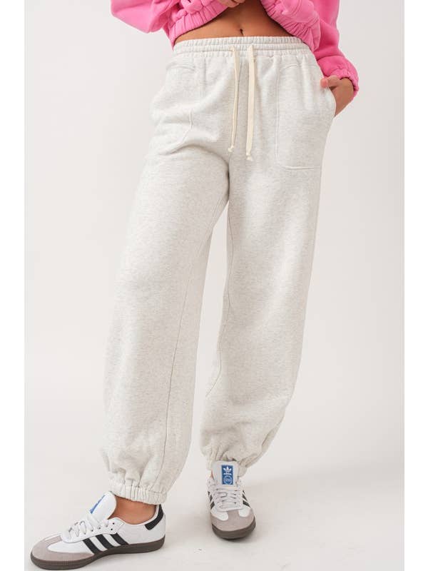 Papermoon - Wholesale Athletic Sweatpants/Joggers - Women's - PP17524 - Selah Wide Jogger Pants