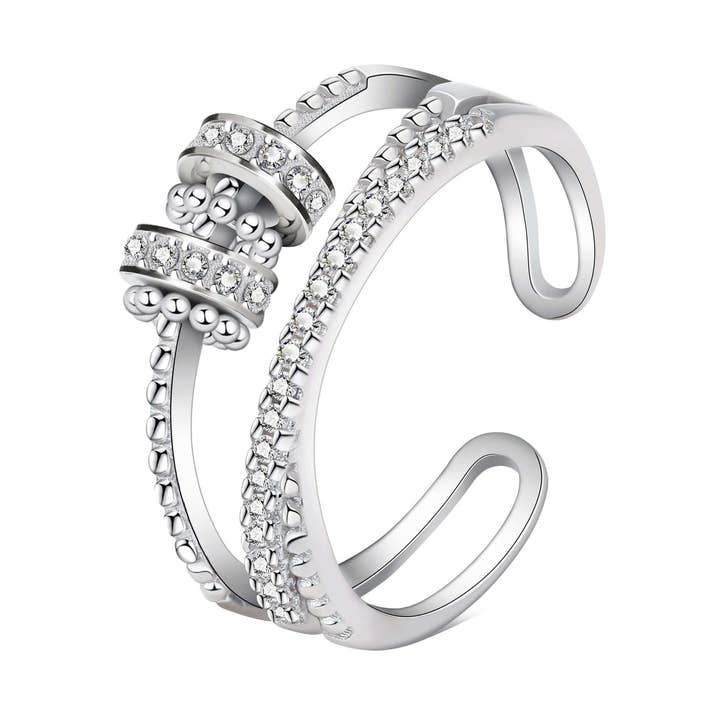 Women's Ring in 925 Sterling Silver - Anxiety for wholesale by DINAWeb Srls