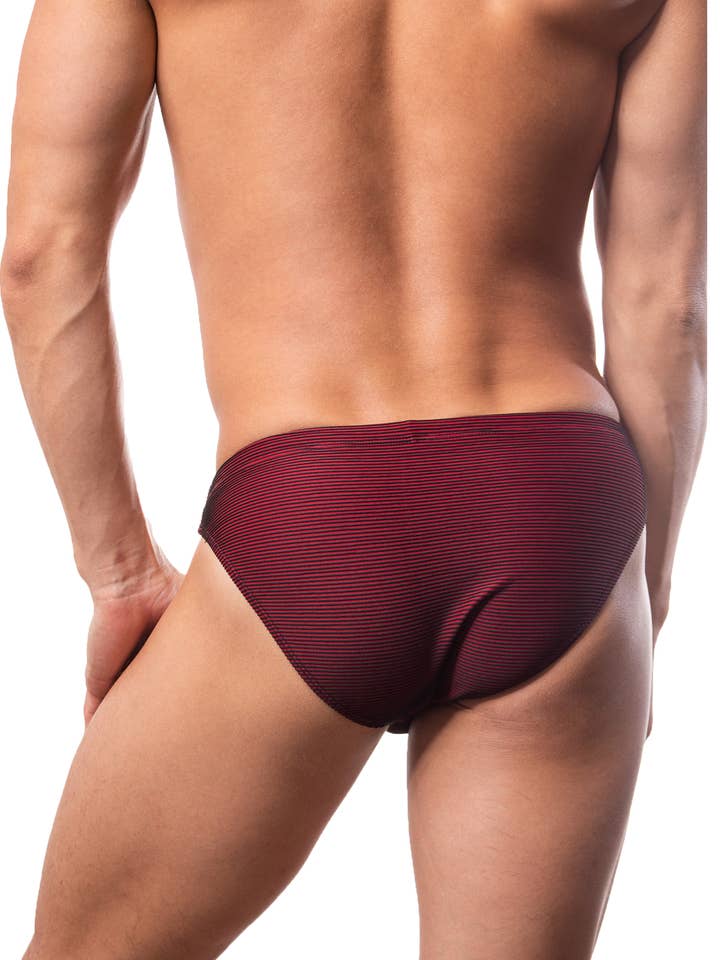 Rosewood Ribbed Swim Brief for wholesale by Jimaye LLC