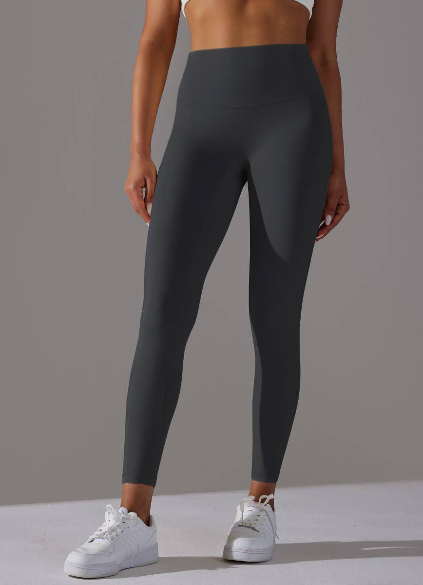 HIDDENBRAND - Wholesale Athletic/Lounge Leggings - Women's - Double-Sided Brushed Nude Breathable Yoga Pants11