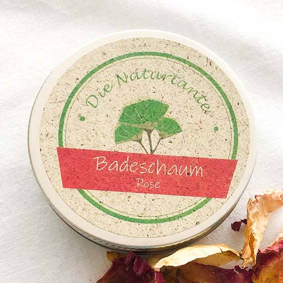 Die Naturtante Naturkosmetik - Wholesale Bath Soak/Milk - Rose bath foam